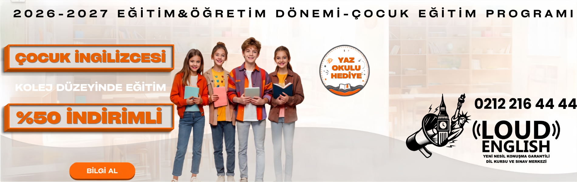 Çocuklar İçin İngilizce Kampanyası